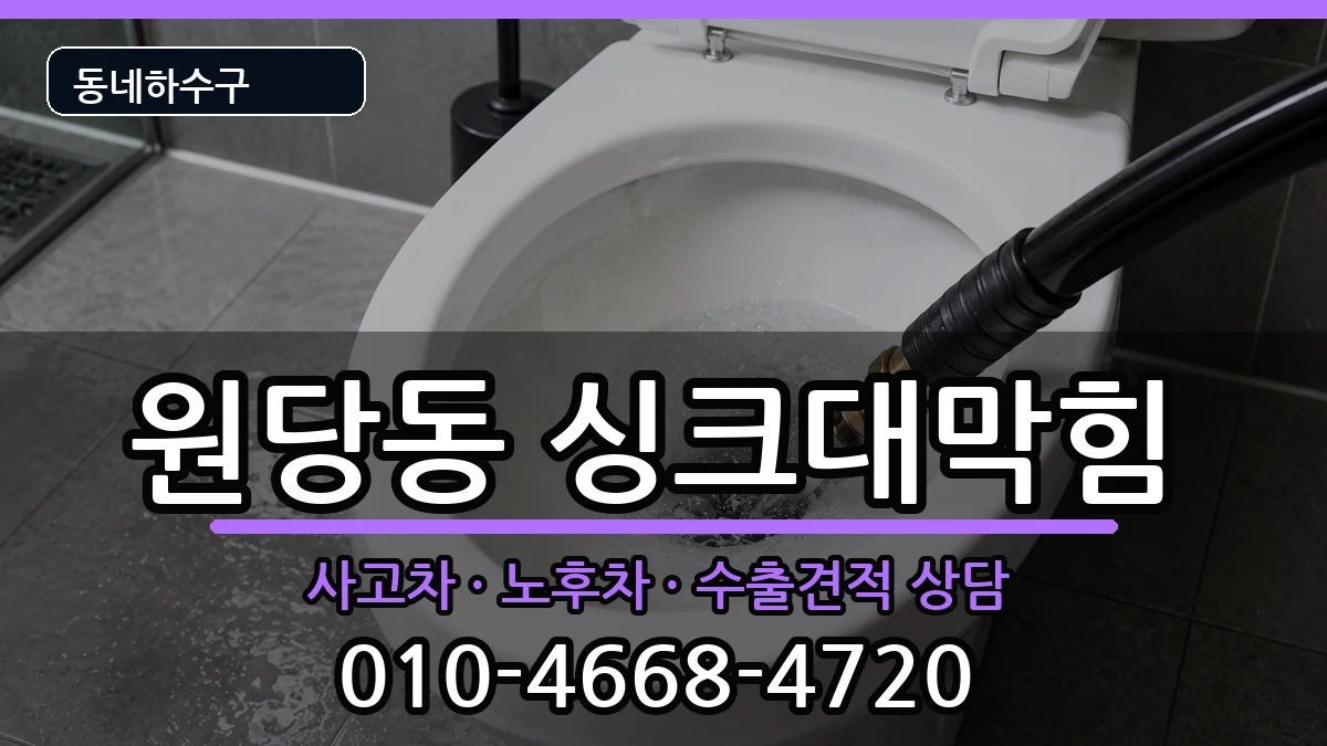 경기고양시덕양구원당동 싱크대막힘 증상 처리 안내 이미지 1