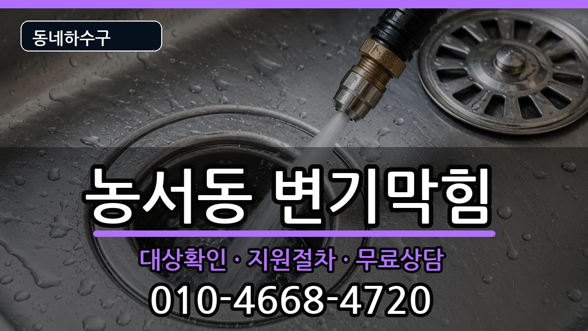 경기용인시기흥구농서동 변기막힘 증상 처리 안내 이미지 1