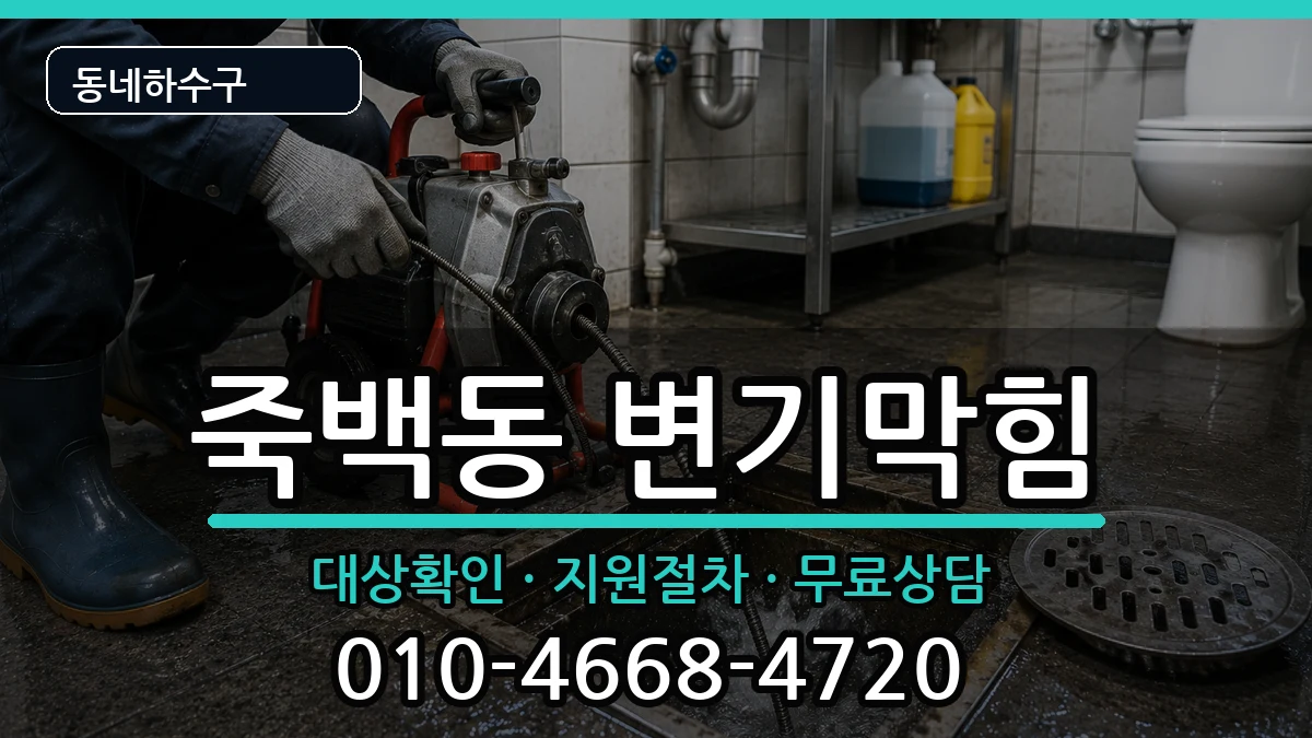 경기평택시죽백동  변기막힘 정보형