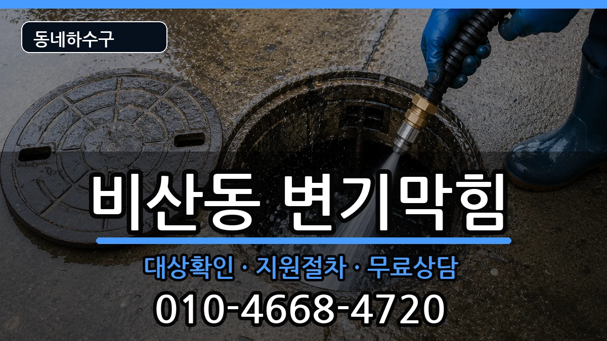 경기안양시동안구비산동 변기막힘 경기안양시동안구비산동 변기막힘 증상 처리 안내 이미지 1
