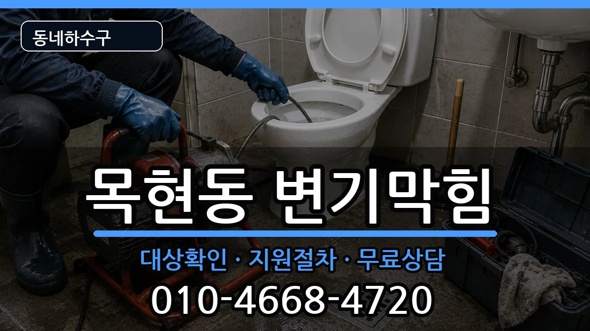 경기광주시목현동  변기막힘 비교형