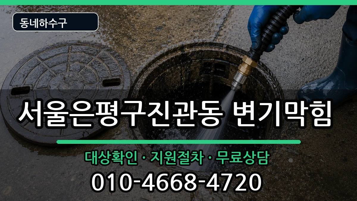 서울은평구진관동 변기막힘 증상 처리 안내 이미지 3