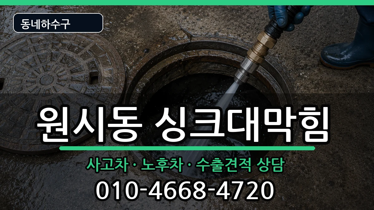 경기안산시단원구원시동 싱크대막힘 경기안산시단원구원시동 싱크대막힘 증상 처리 안내 이미지 3