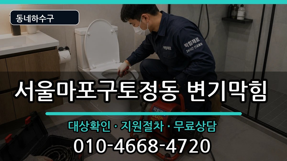 서울마포구토정동 변기막힘 서울마포구토정동 변기막힘 증상 처리 안내 이미지 2