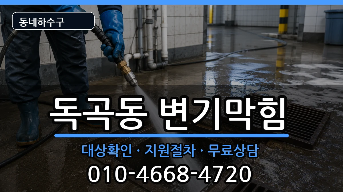 경기평택시독곡동  변기막힘 지역형