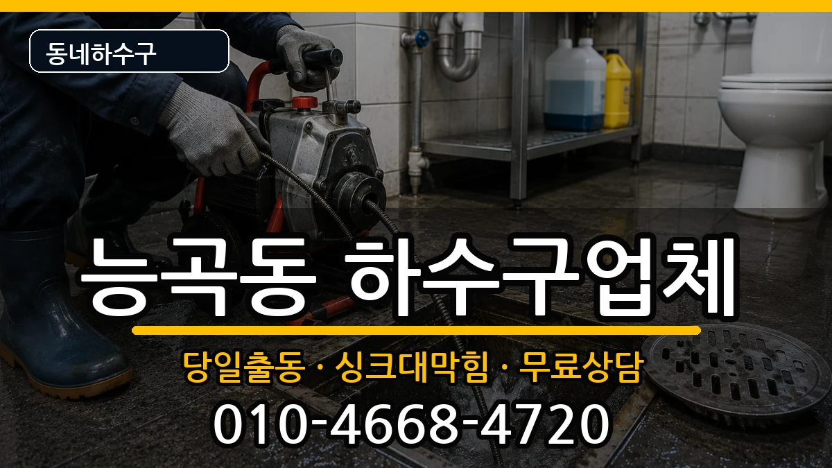 경기시흥시능곡동  하수구막힘 정보형
