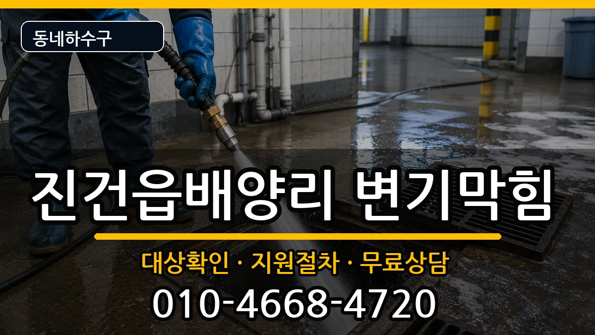 경기남양주시진건읍배양리  변기막힘 지역형