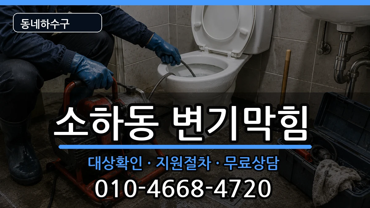 경기광명시소하동  변기막힘 비교형