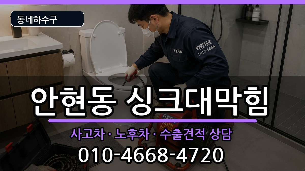 경기시흥시안현동 싱크대막힘 경기시흥시안현동 싱크대막힘 증상 처리 안내 이미지 1