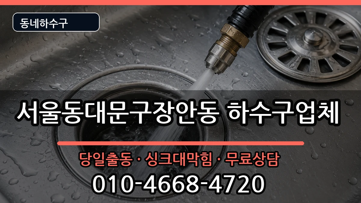 서울동대문구장안동 하수구막힘 서울동대문구장안동 하수구막힘 증상 처리 안내 이미지 1