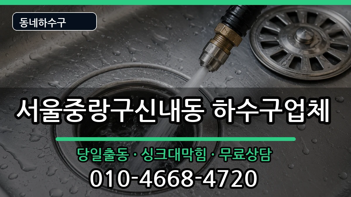 서울중랑구신내동 하수구막힘 서울중랑구신내동 하수구막힘 증상 처리 안내 이미지 3