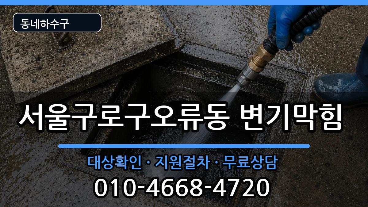 서울구로구오류동 변기막힘 서울구로구오류동 변기막힘 증상 처리 안내 이미지 1