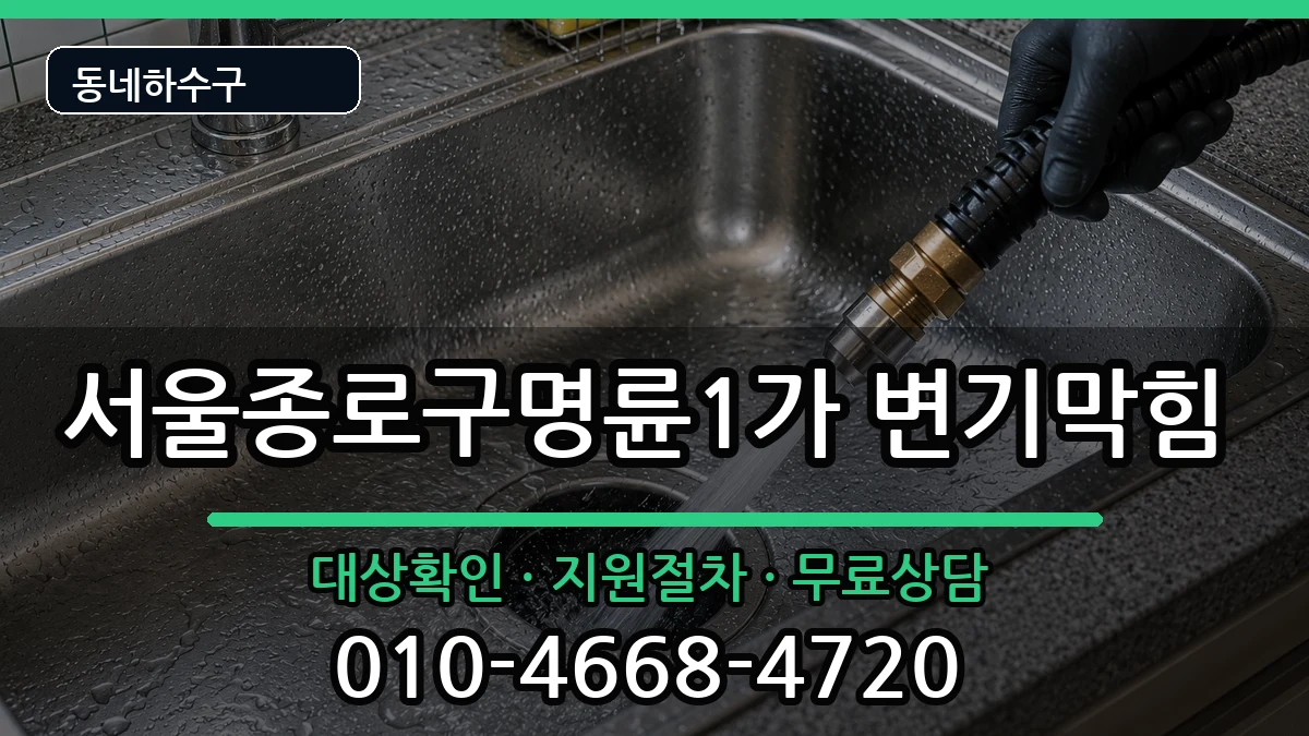 서울종로구명륜1가 변기막힘 서울종로구명륜1가 변기막힘 증상 처리 안내 이미지 1