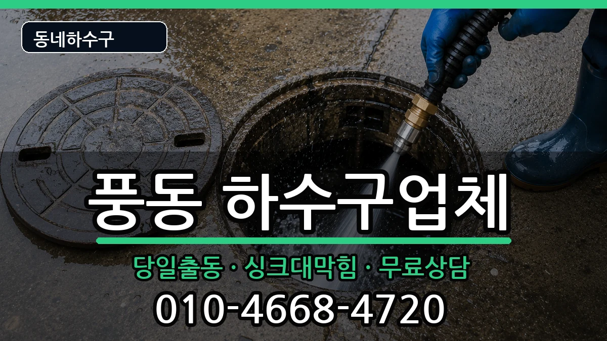 경기고양시일산동구풍동 하수구막힘 경기고양시일산동구풍동 하수구막힘 증상 처리 안내 이미지 3