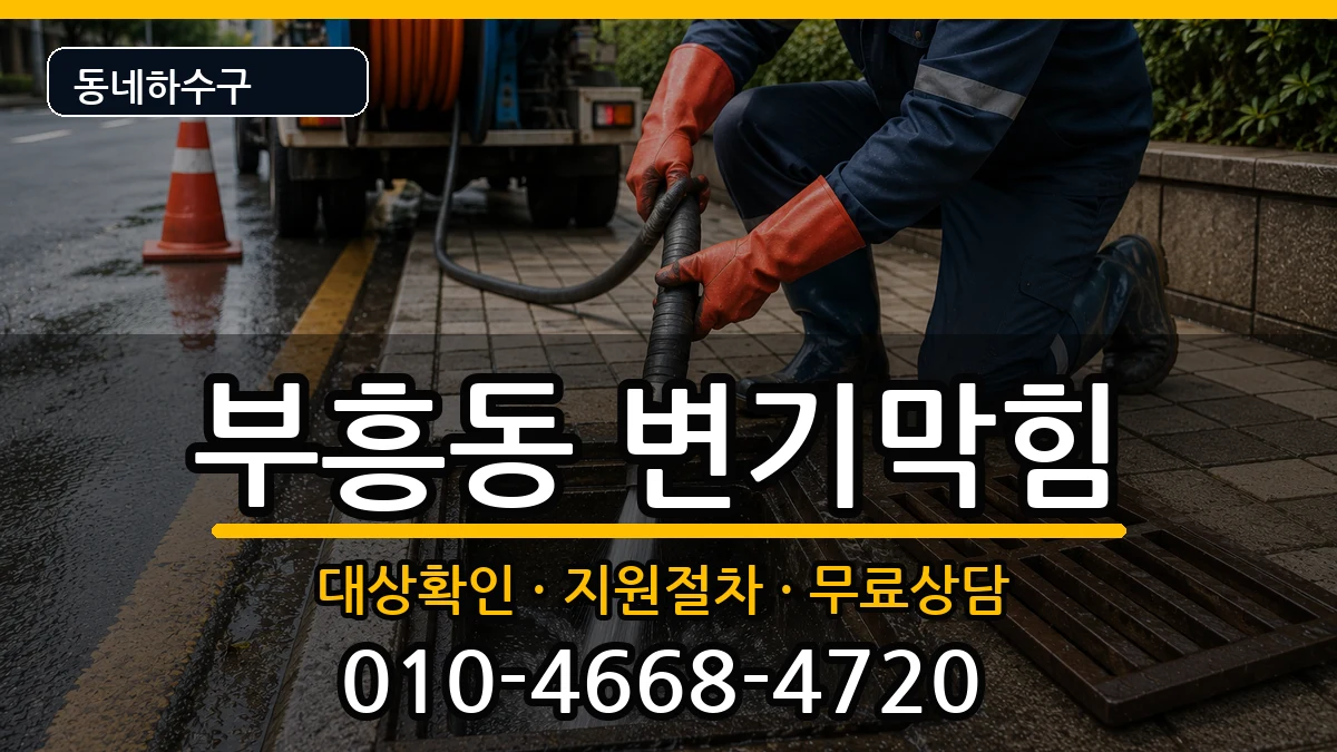 경기안양시동안구부흥동 변기막힘 증상 처리 안내 이미지 2