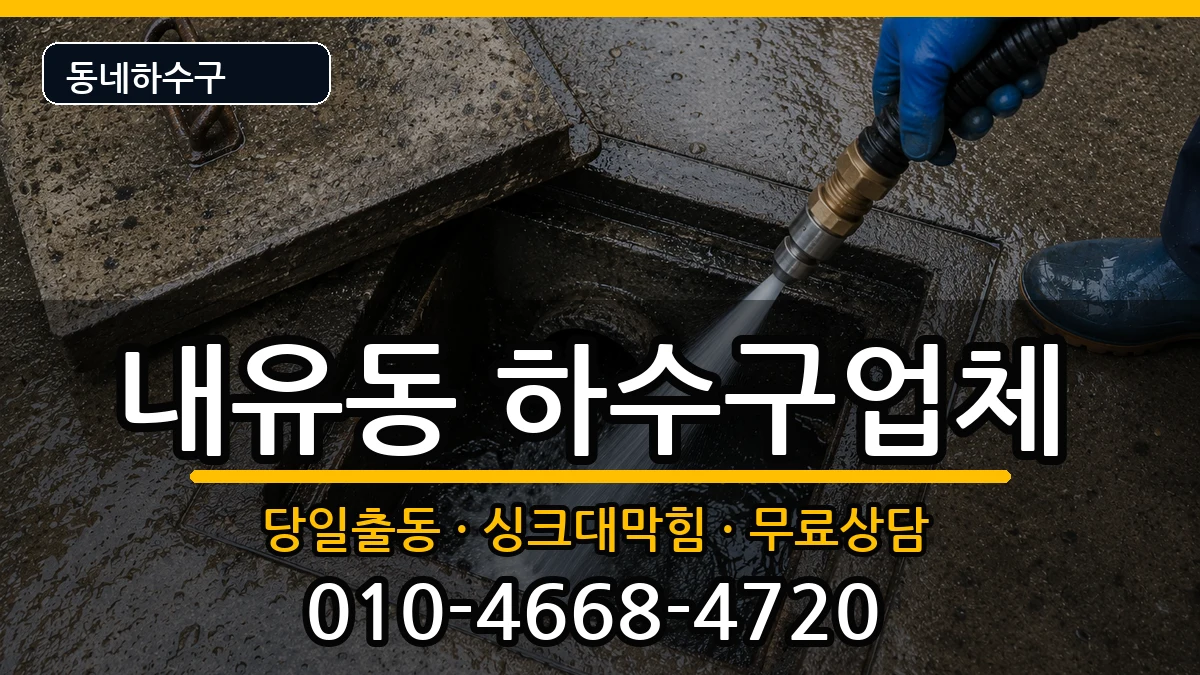 경기고양시덕양구내유동 하수구막힘 경기고양시덕양구내유동 하수구막힘 증상 처리 안내 이미지 2