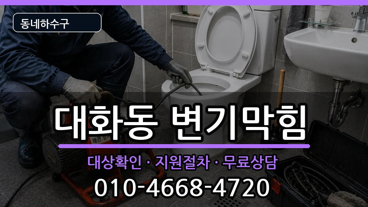 경기고양시일산서구대화동 변기막힘 경기고양시일산서구대화동 변기막힘 증상 처리 안내 이미지 3