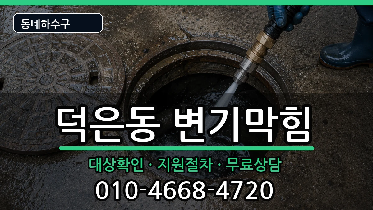 경기고양시덕양구덕은동 변기막힘 증상 처리 안내 이미지 1