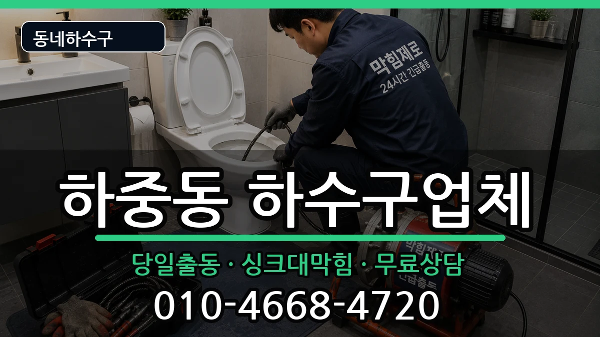 경기시흥시하중동 하수구막힘 경기시흥시하중동 하수구막힘 증상 처리 안내 이미지 2