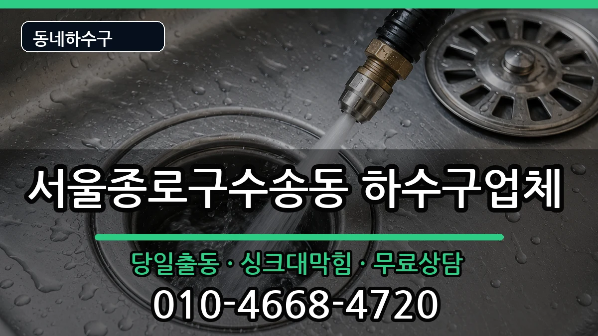 서울종로구수송동 하수구막힘 서울종로구수송동 하수구막힘 증상 처리 안내 이미지 2
