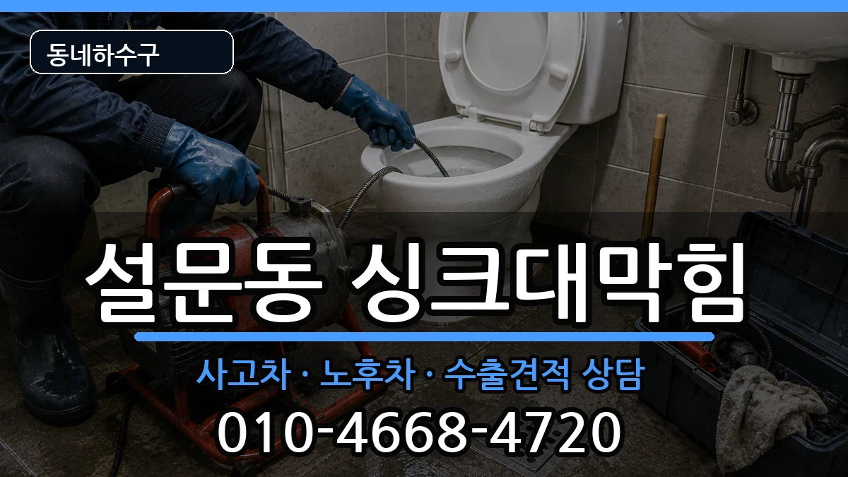 경기고양시일산동구설문동 싱크대막힘 경기고양시일산동구설문동 싱크대막힘 증상 처리 안내 이미지 2