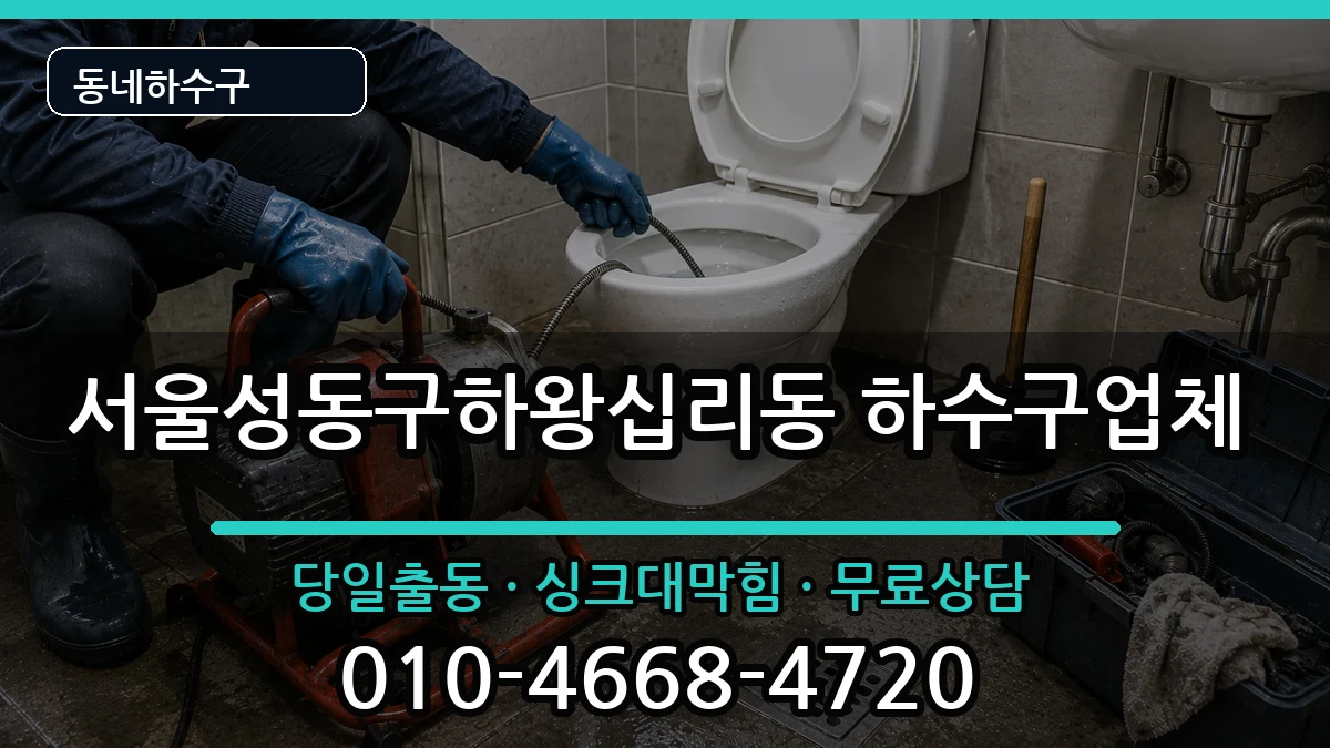 서울성동구하왕십리동 하수구막힘 서울성동구하왕십리동 하수구막힘 증상 처리 안내 이미지 3