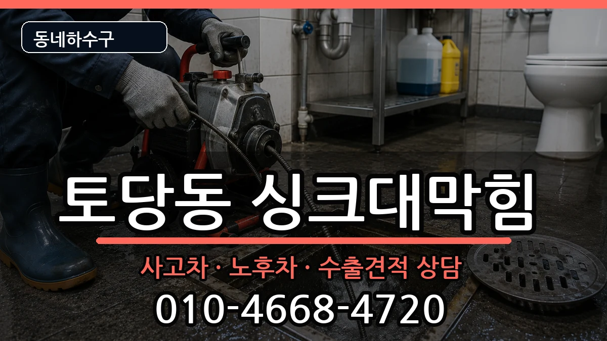 경기고양시덕양구토당동 싱크대막힘 증상 처리 안내 이미지 1