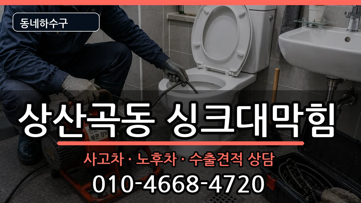 경기하남시상산곡동  싱크대막힘 비교형