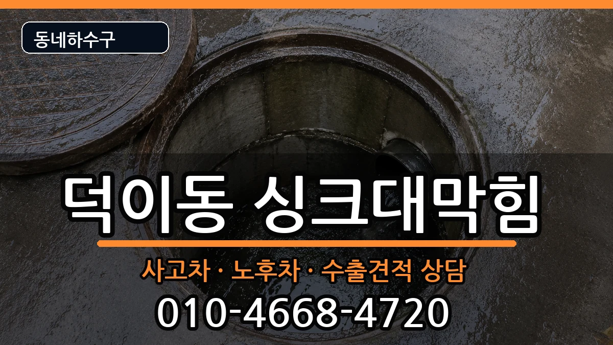 경기고양시일산서구덕이동 싱크대막힘 경기고양시일산서구덕이동 싱크대막힘 증상 처리 안내 이미지 3