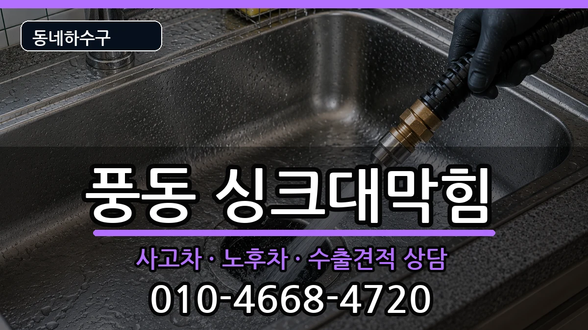 경기고양시일산동구풍동 싱크대막힘 경기고양시일산동구풍동 싱크대막힘 증상 처리 안내 이미지 3