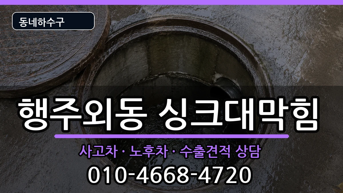 경기고양시덕양구행주외동 싱크대막힘 경기고양시덕양구행주외동 싱크대막힘 증상 처리 안내 이미지 2