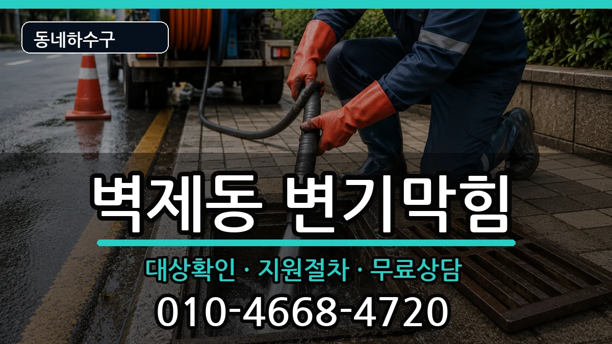 경기고양시덕양구벽제동 변기막힘 증상 처리 안내 이미지 1