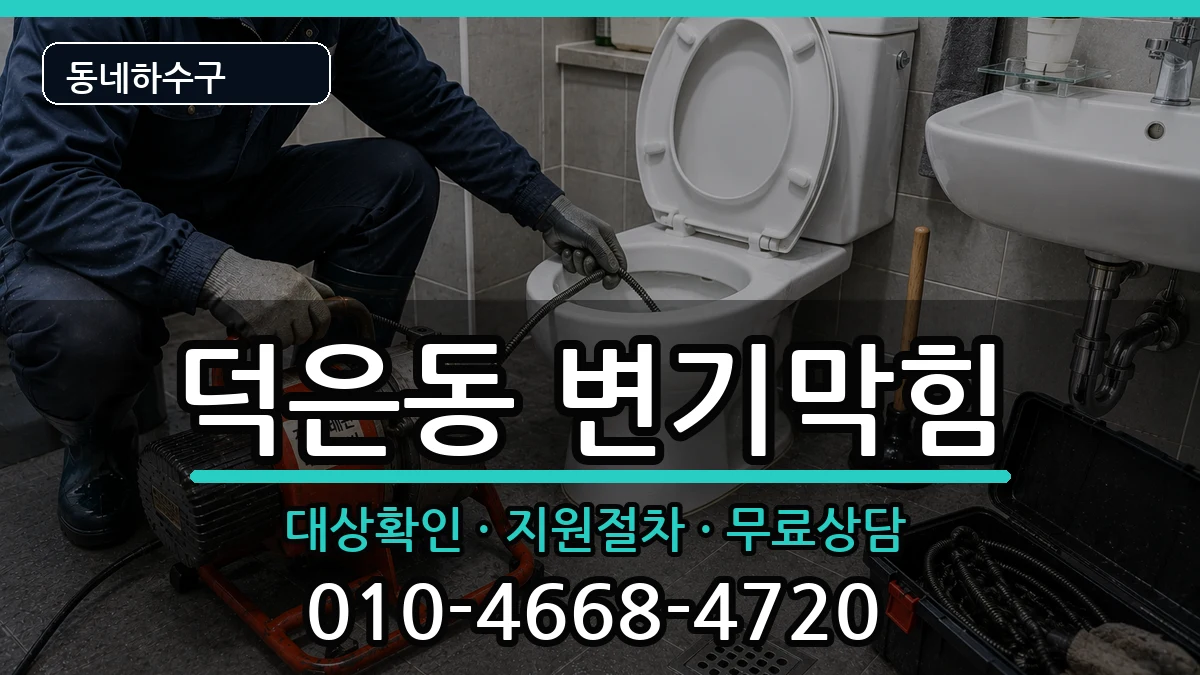 경기고양시덕양구덕은동  변기막힘 비교형