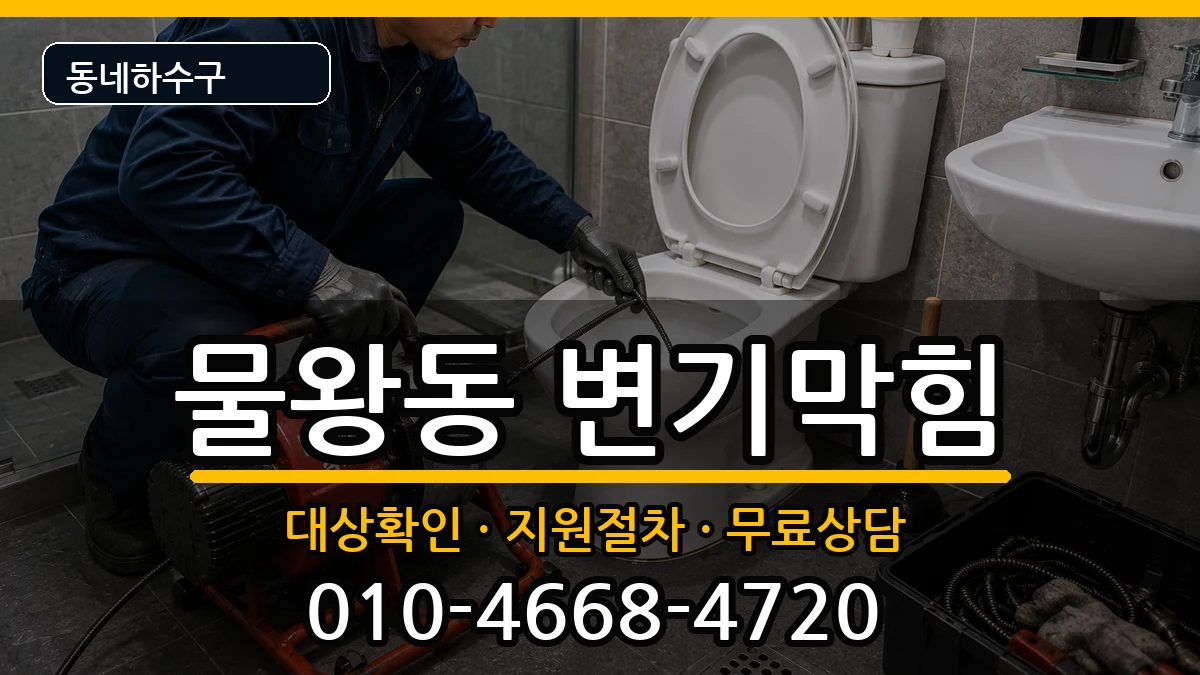 경기시흥시물왕동  변기막힘 사례형