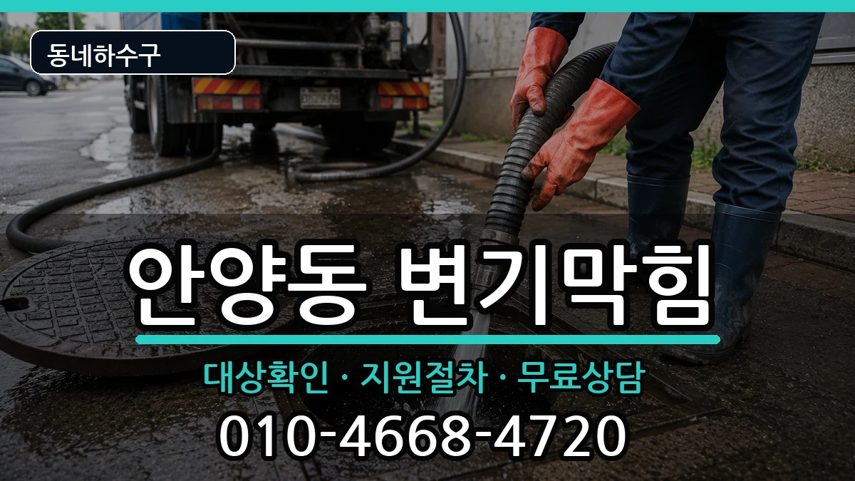 경기안양시만안구안양동 변기막힘 증상 처리 안내 이미지 3
