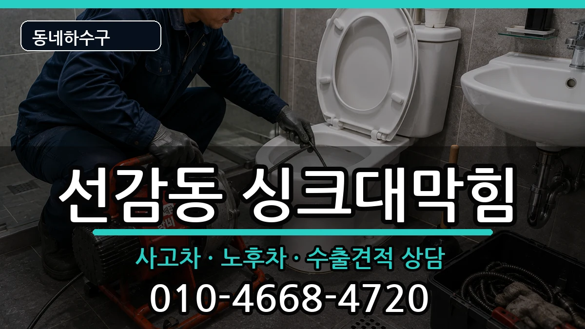 경기안산시단원구선감동 싱크대막힘 경기안산시단원구선감동 싱크대막힘 증상 처리 안내 이미지 1