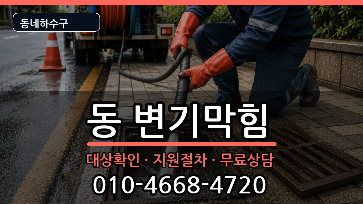 경기구리시동구동  변기막힘 질문형
